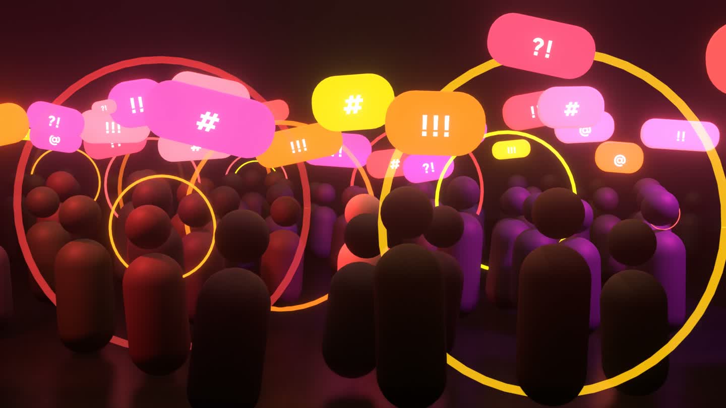 A 3D city grid illuminated with colored pathways for SpacingIQ